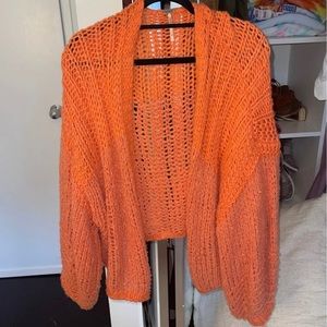Free people chunky knit sweater